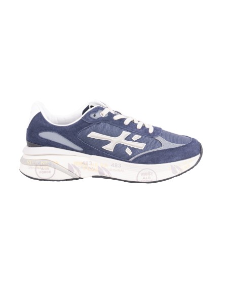 Shop PREMIATA  Scarpe: Premiata Sneakers "Moerun 7306".
Logo all'esterno.
Scritta PREMIATA all'interno.
Nome modello sull'etichetta.
Altezza suola: 4,5 cm.
Composizione: SUOLA: 70% PEBAX 20% GOMMA 10% TPU PARTE SUPERIORE: 55% PA 10% PL 5% EA 5% PU 25% PELLE DI VITELLO FODERA: 86% PELLE DI CAPRA 14% PU.
Made in Vietnam.. MOERUN-7306